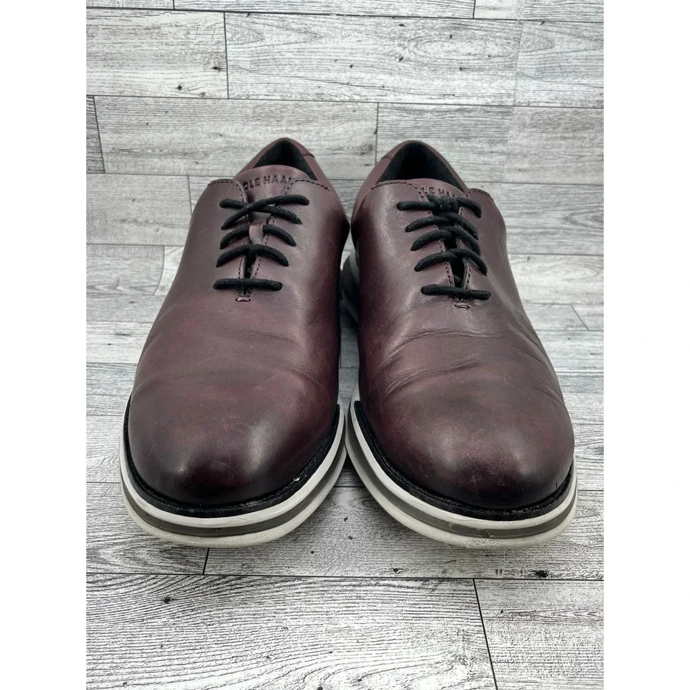 Cole Haan OriginalGrand Ultra Wingtip Oxford Burgundy Leather C33532 Men 11.5M